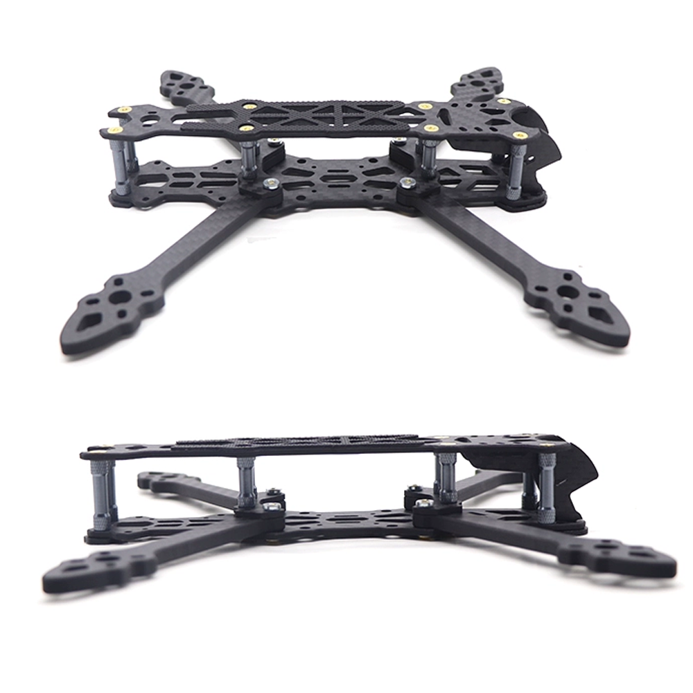Drone Landing Gear - HSKRC MAK4 MAK4HD 5インチ（225mm）、6インチ（260mm）、7インチ（295mm）カーボンファイバー製フレームキット。5mmのアームを搭載。FPVレース、フリースタイル、長距離飛行ドローン用。