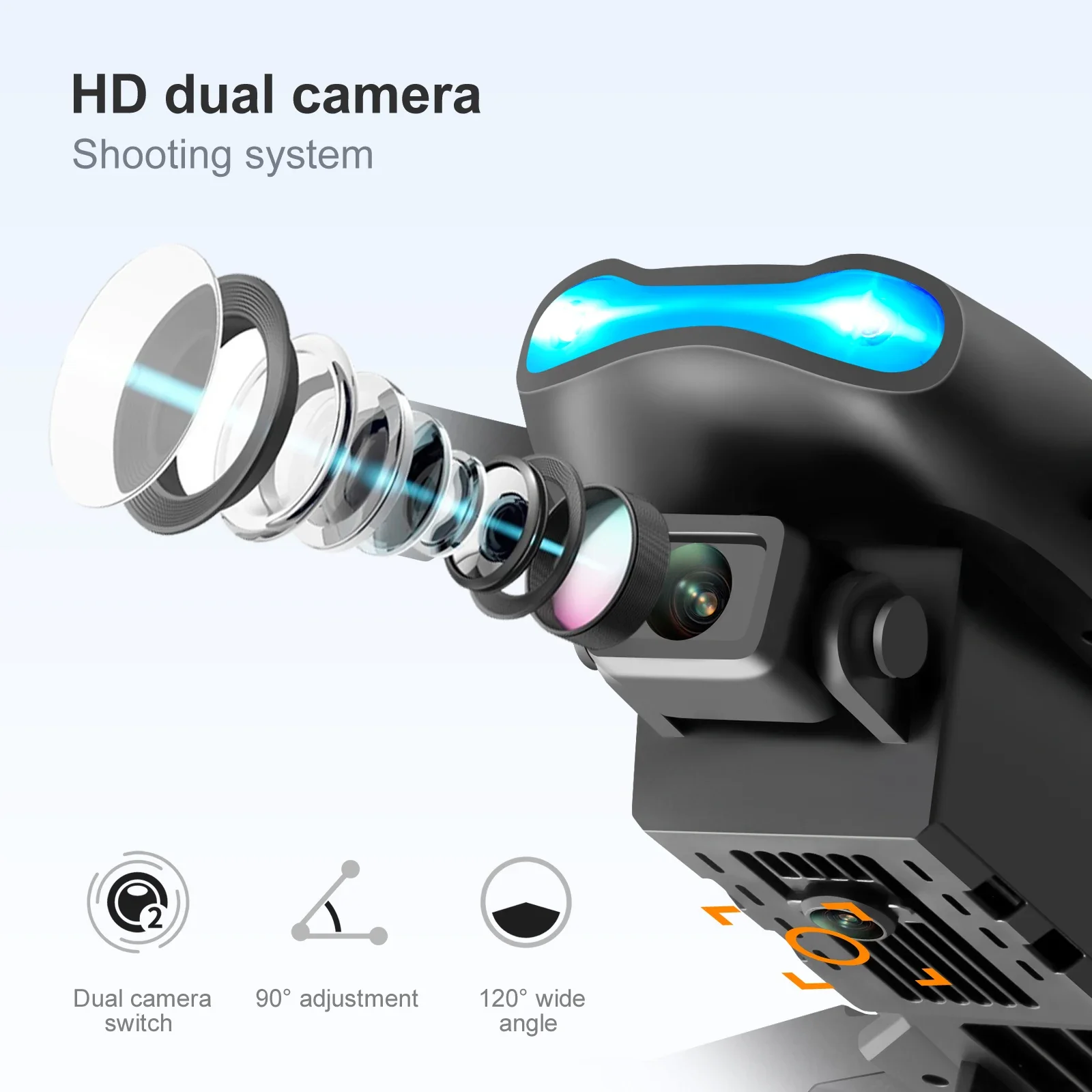 K3 E99PRO ドローン デュアルHDカメラ搭載 - 折 - Drone Led Light のレビューと価格