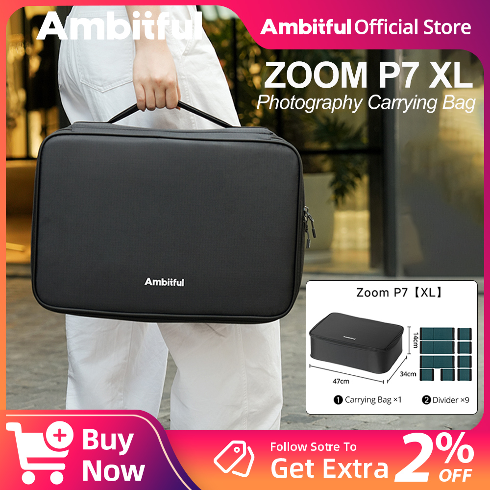 Ambitful ZOOM P7II XL 写真撮影用収納バ - Drone Gimbal のレビューと価格