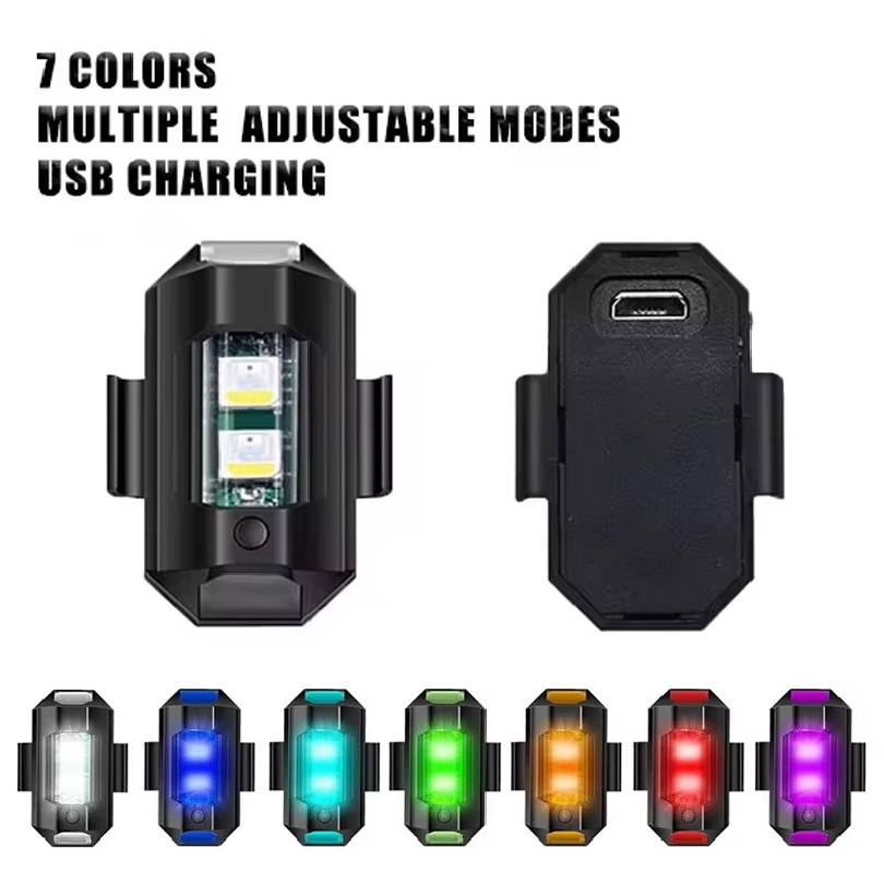 ユニバーサルLEDストロボライト バイク用衝突防止警告灯 U - Drone Led Light のレビューと価格