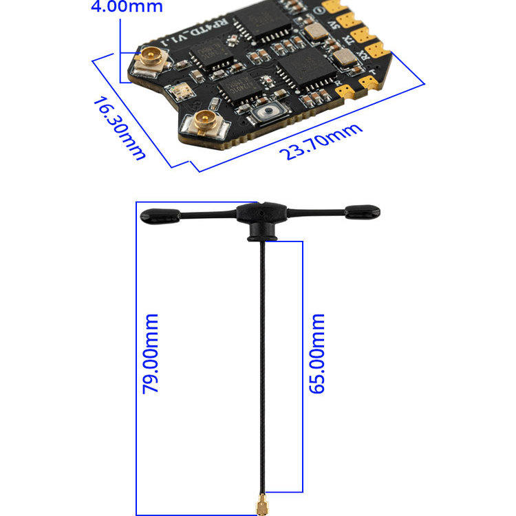 RadioMaster RP4TD ExpressLRS 2 - Drone Compass のレビューと価格