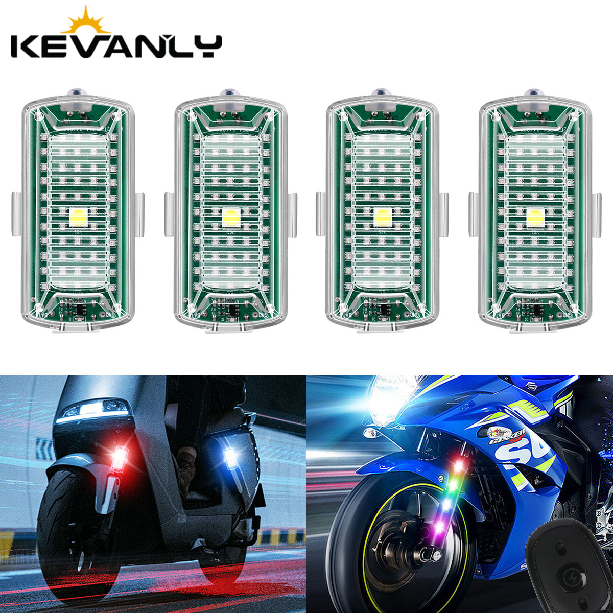 ワイヤレスリモコン LED ストロボライト マルチモード フ - Drone Led Light のレビューと価格