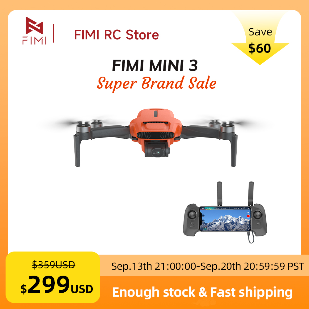 FIMI MINI 3 カメラドローン 4K 60fps 9 - Drone Gimbal のレビューと価格